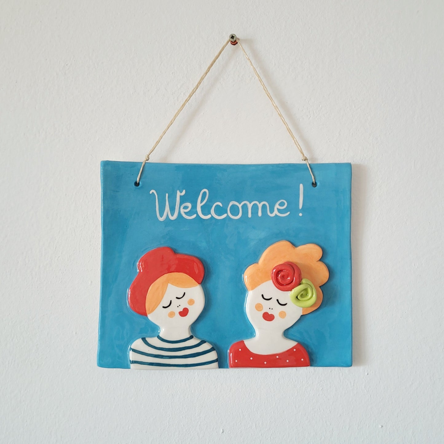 Wall hanging "Welcome"