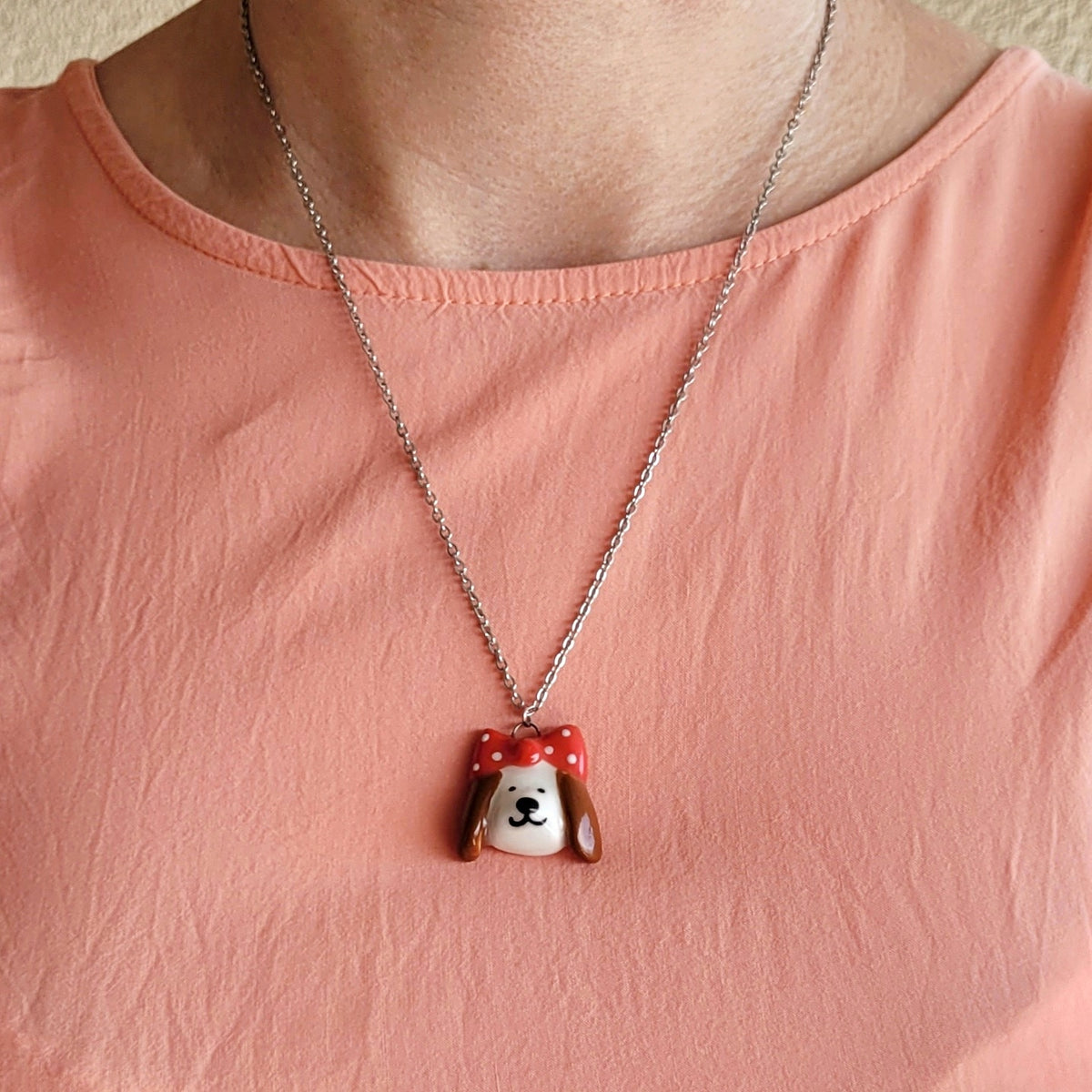 Porcelain necklace "Mimi"