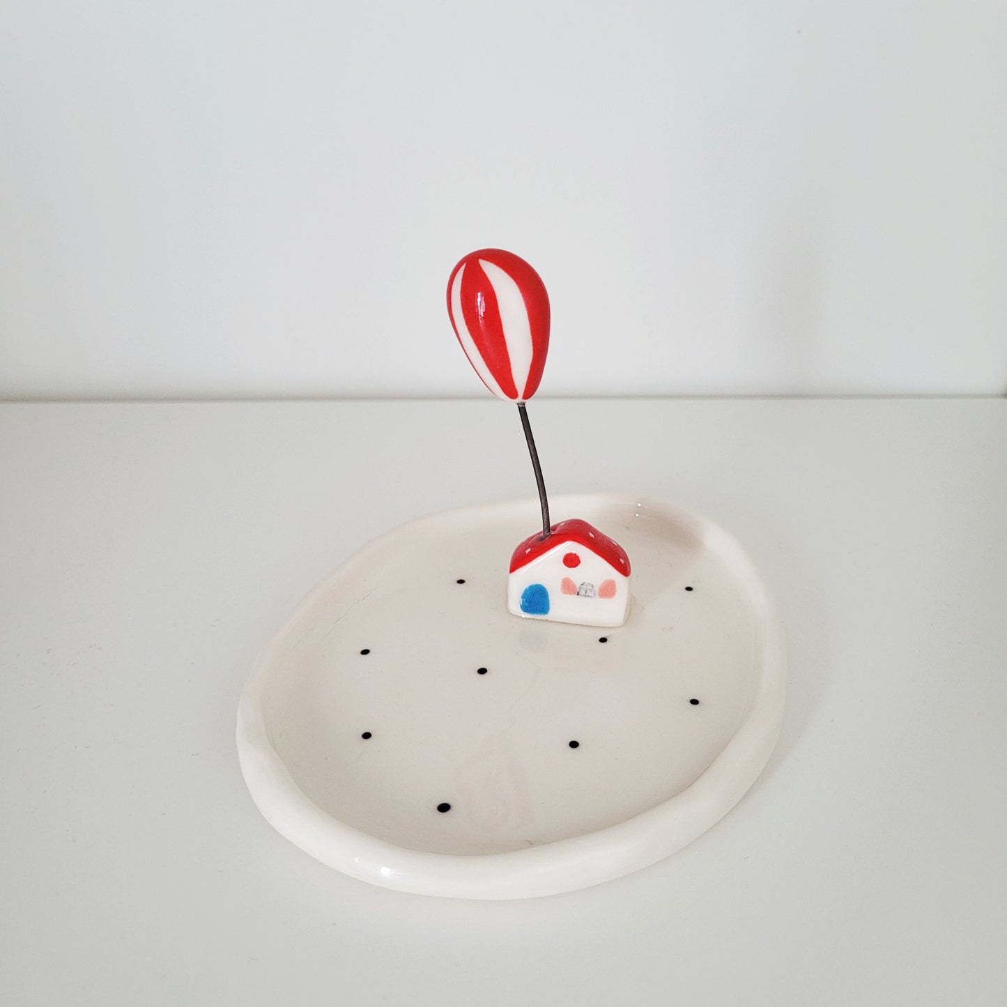 Porcelain trinket dish "Our house"