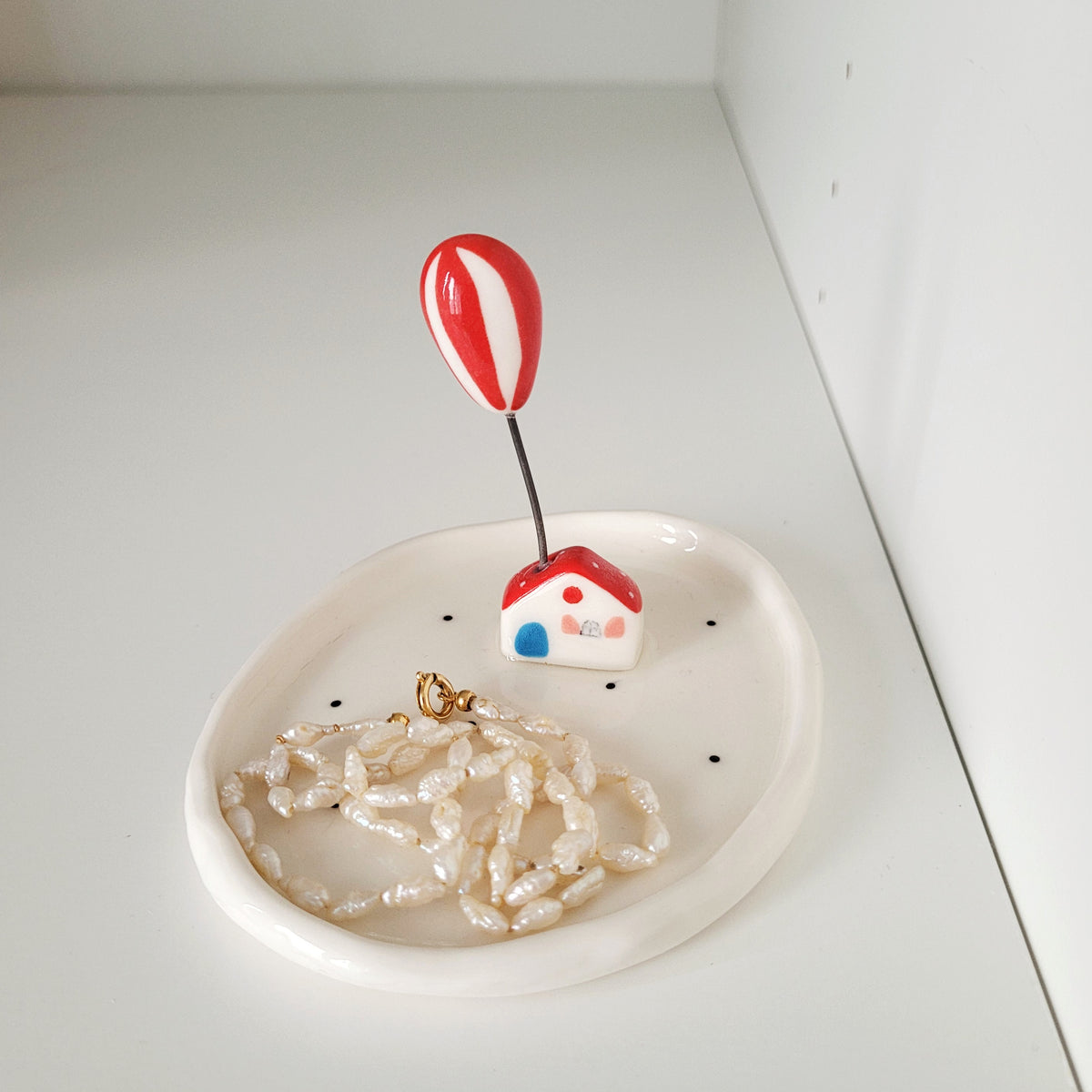 Porcelain trinket dish "Our house"