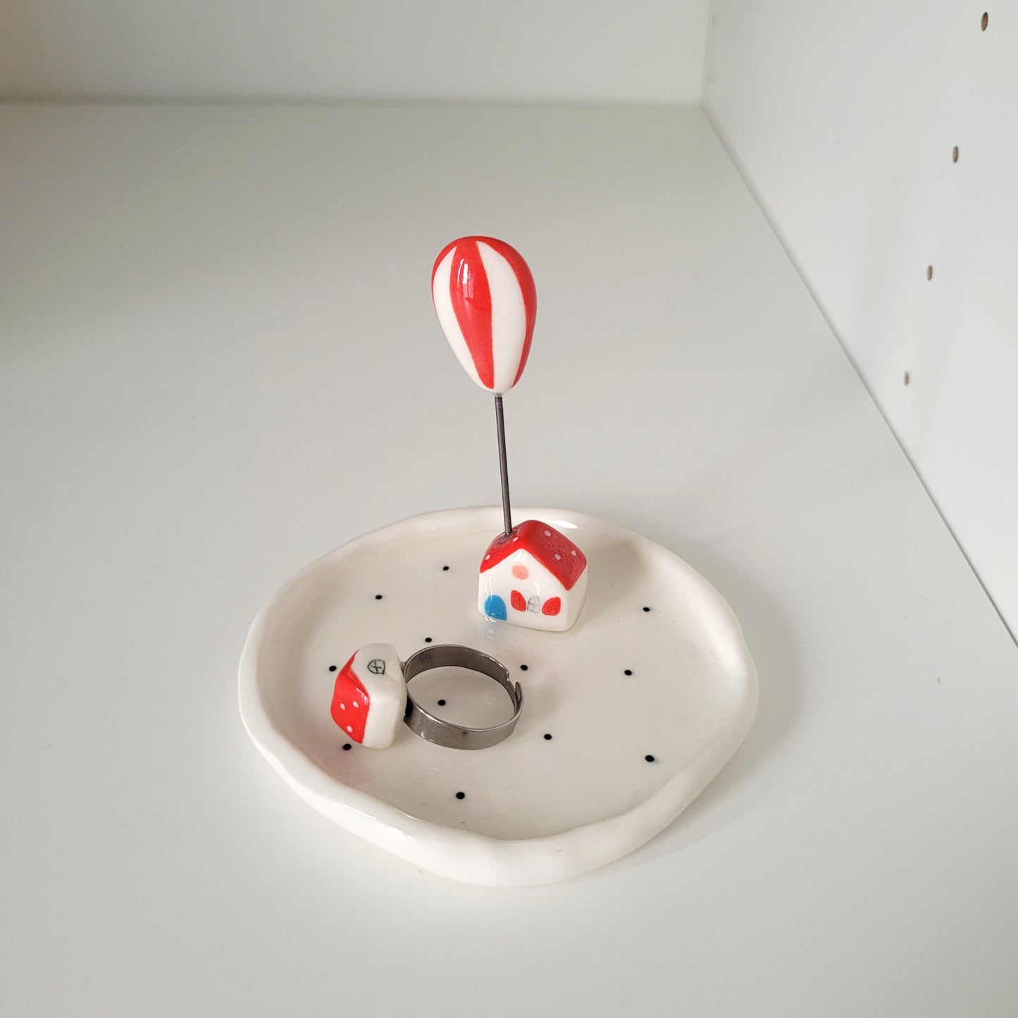 Porcelain trinket dish "Our little house"