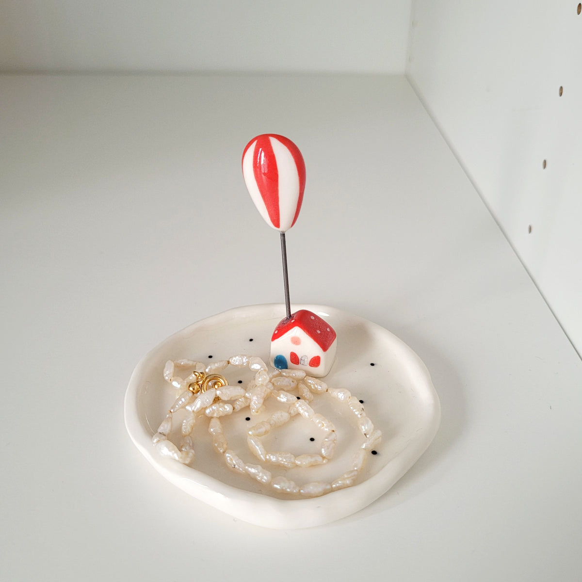 Porcelain trinket dish "Our little house"