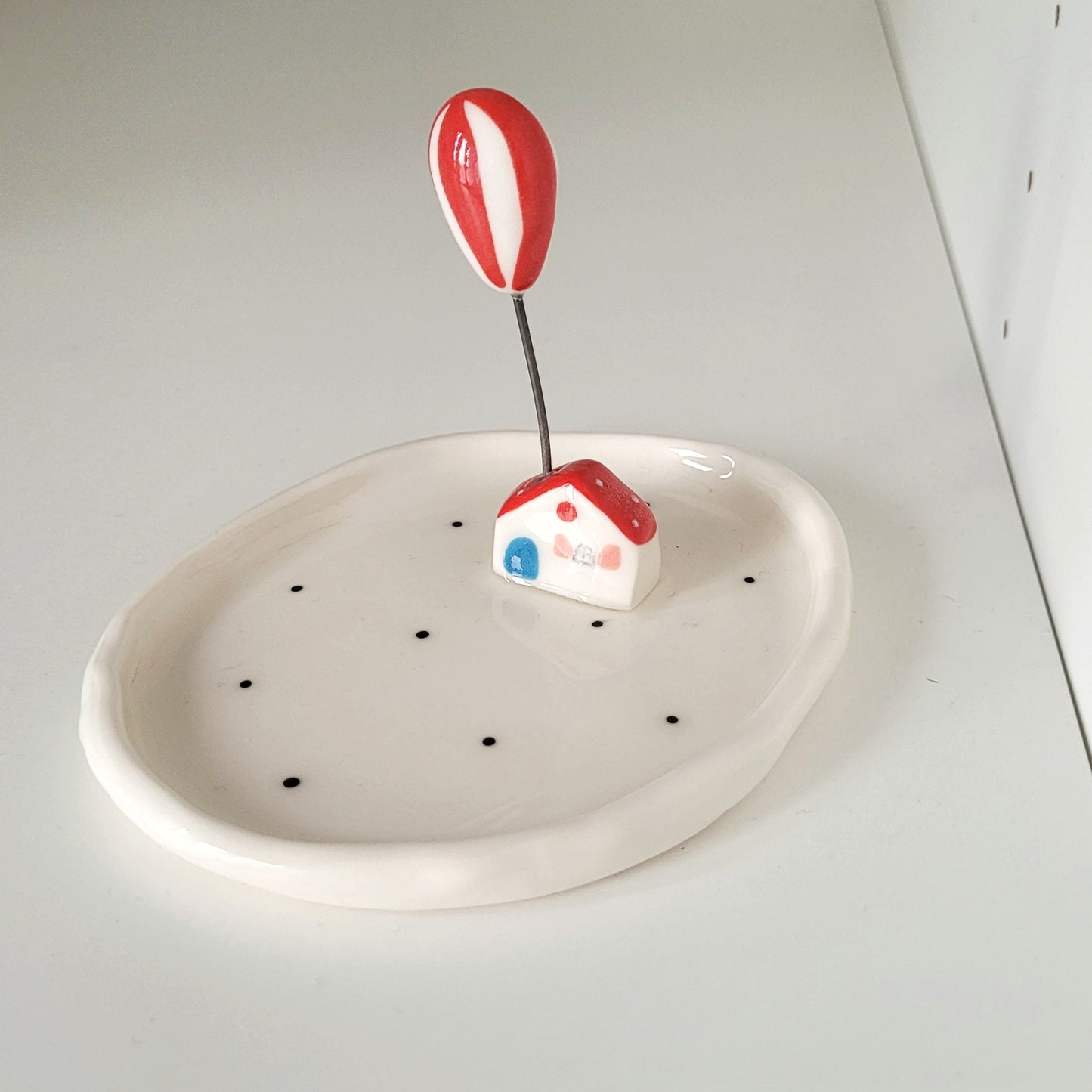 Porcelain trinket dish "Our house"