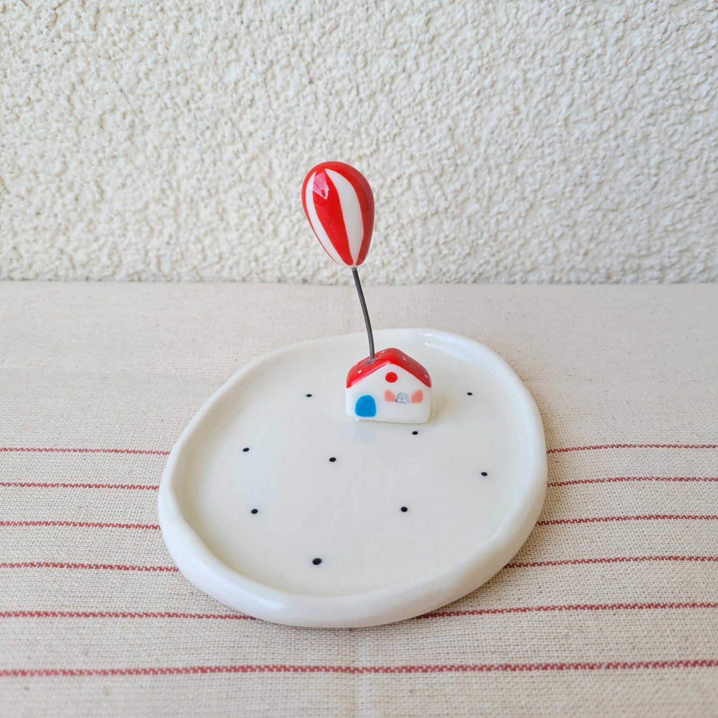 Porcelain trinket dish "Our house"