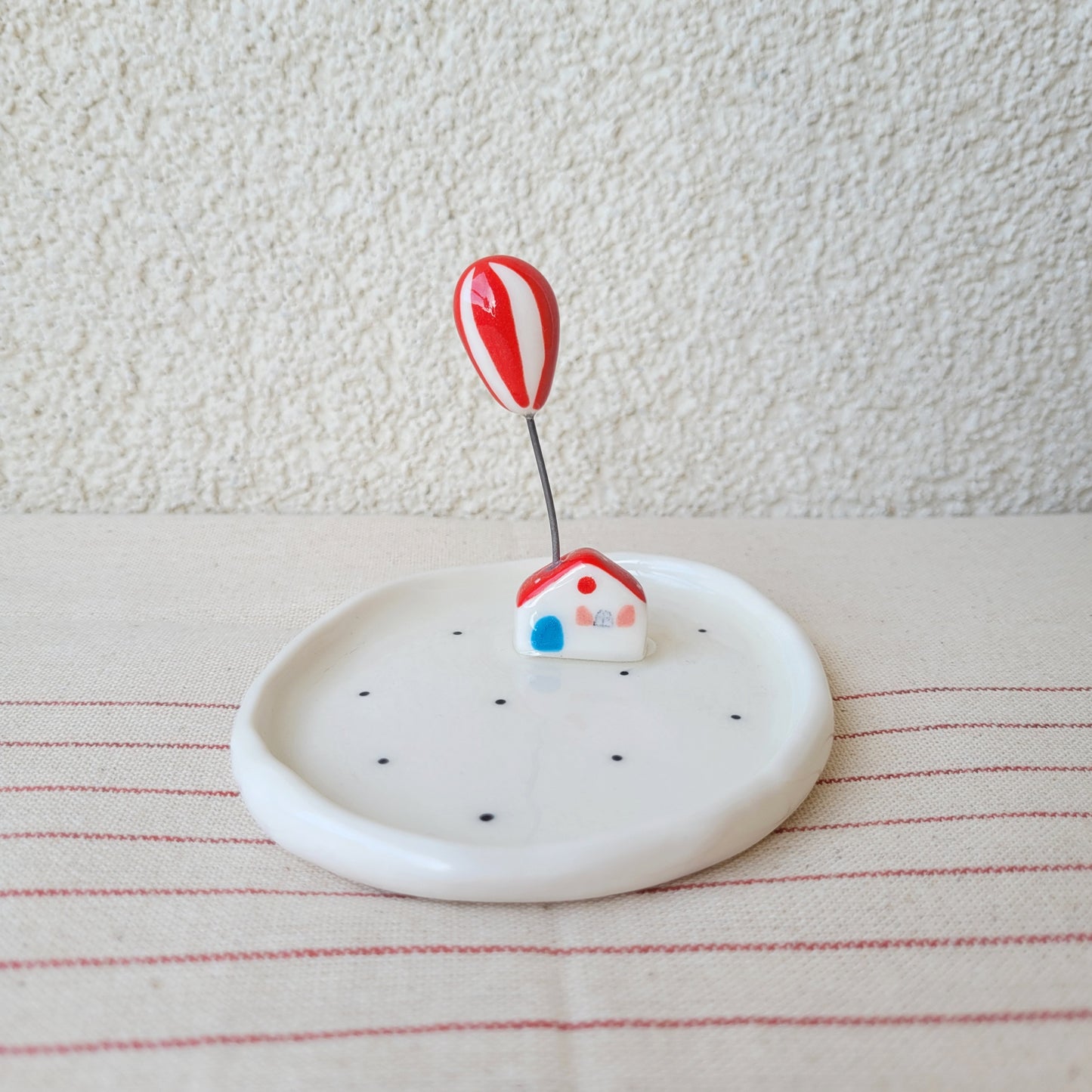 Porcelain trinket dish "Our house"