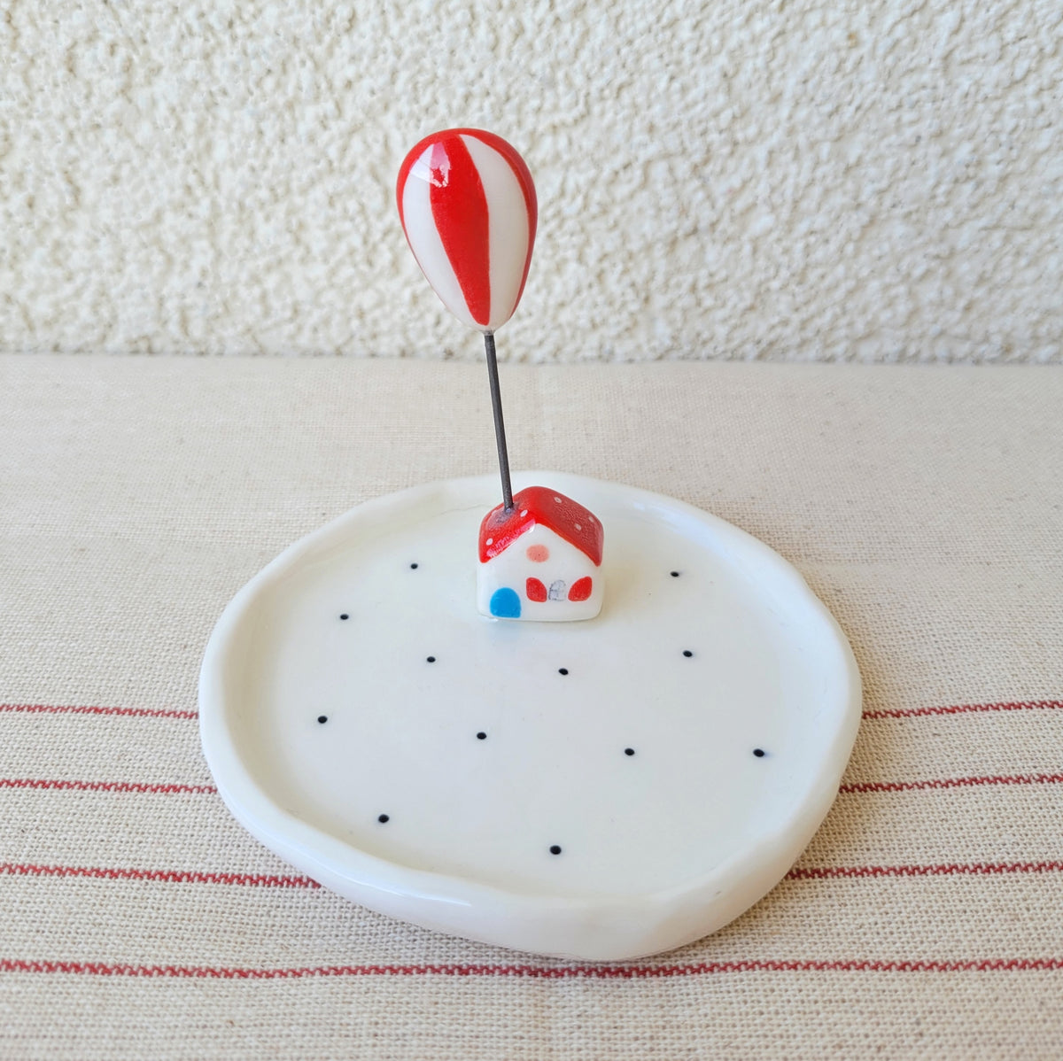 Porcelain trinket dish "Our little house"