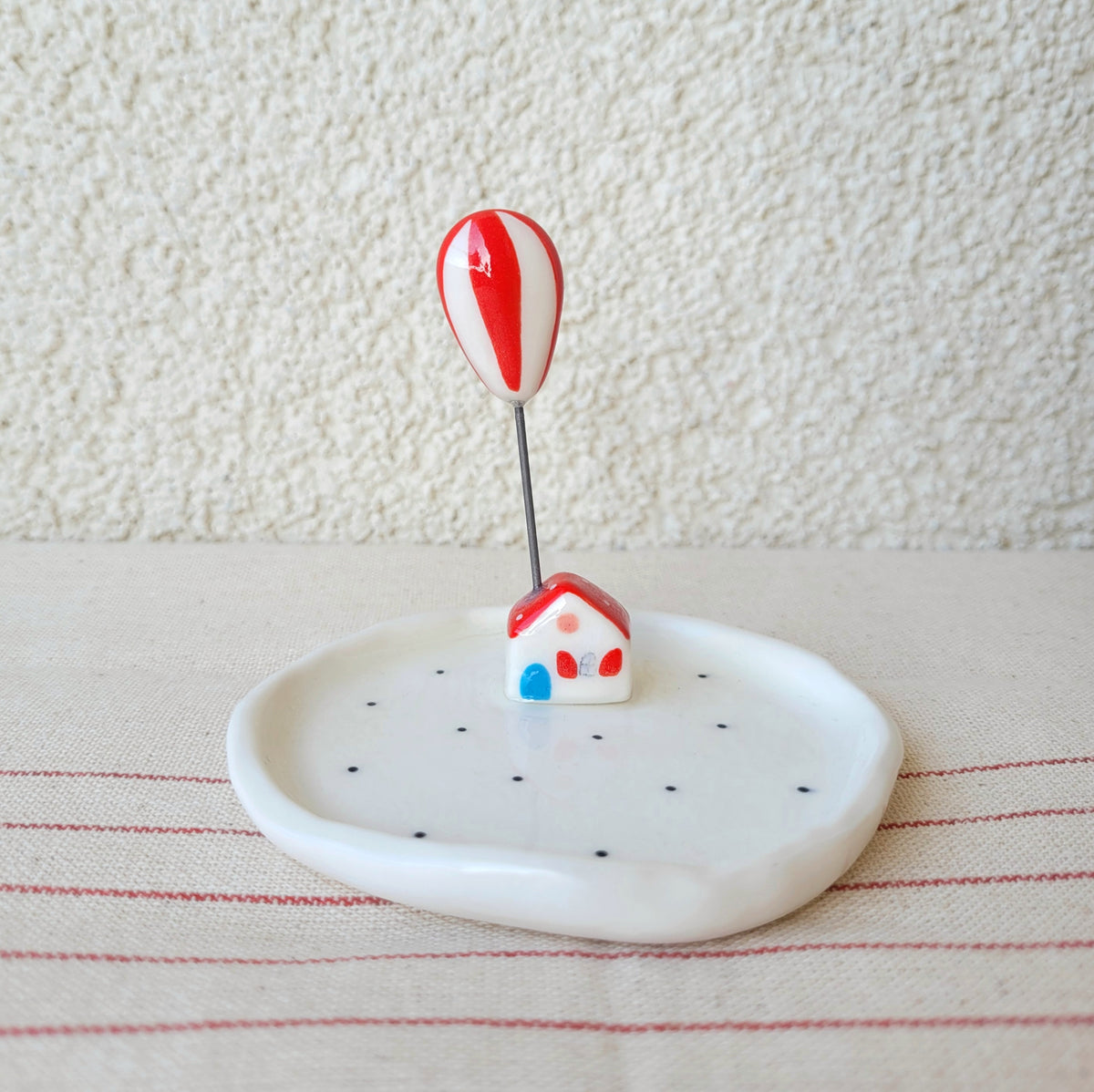 Porcelain trinket dish "Our little house"