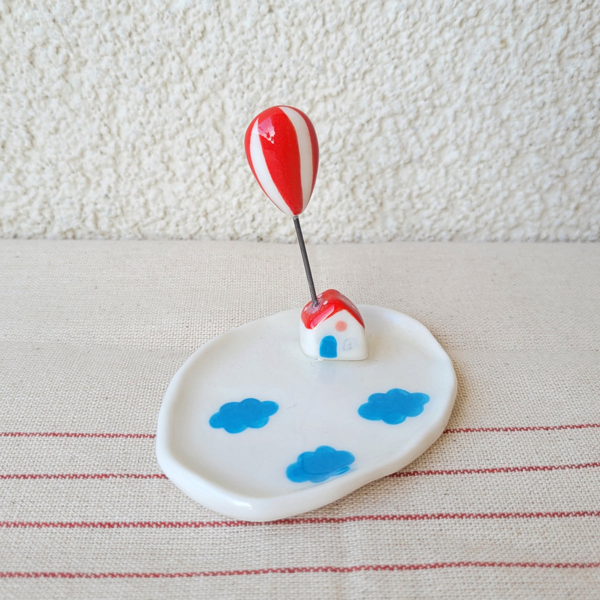 Porcelain trinket dish "My tiny house"