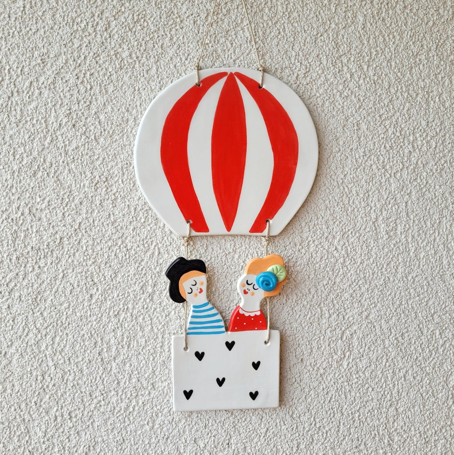 Ceramic wall hanging "Our balloon"